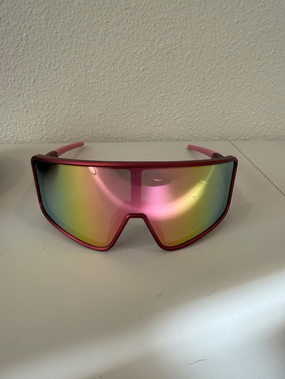 Blenders Eyewear Eclipse Inferno Polarized Pink Mirrored Sport Sunglasses